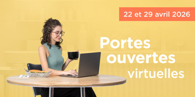 Portes ouvertes en ligne - 22 et 29 avril 2026